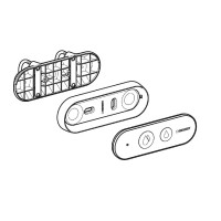 115.708.00.1 Механізм дистанційного змиву Bluetooth Geberit, з подвійним змивом, альпійський білий ( Geberit фото 1