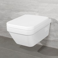 5685HR01 OMNIA ARCHITECTURA Унітаз підвісний DirectFlush + 9M58S101 Кришка (1 сорт) VILLEROY  BOCH фото 3