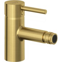 38533N076 KLUDI BOZZ Змішувач для біде з донним клапаном PUSH-OPEN, брашоване золото (1 сорт) Kludi
