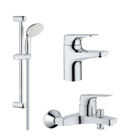 121624 S Bau Flow Комплект змішувачів для ванни (3 пак) (1 сорт) Grohe