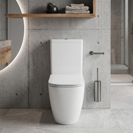 K681-063 Компакт 930 Remo Pro Square Tornado 011, приставний до стіни, безобідковий CleanOn, сидіння CERSANIT-С Україна