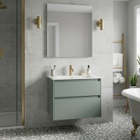 504.139.IK.1 Selnova Square Комплект меблів для ванної кімнати: тумба під раков.80см з 2-ма шухлядам Geberit