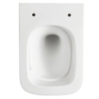 DFL0520111W Flow square Підвісний безобідковий унітаз з кришкою soft-close, Vortex Flush, білий глян Devit фото 11