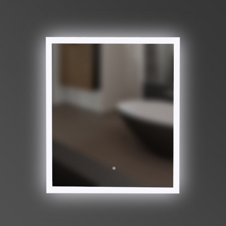 6032160 ART Дзеркало 600x700 прямокутне, з тачсенсором та LED підсвідкою (1 сорт) Devit