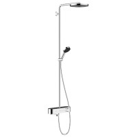 24230000 HG Pulsify Душова система Showerpipe 260 1jet з термостатом для ванни ShowerTablet 400, хро HANSGROHE фото 2