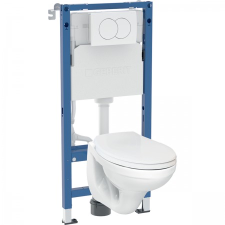 118.315.11.2 Комплект Geberit Duofix PRO 20, інсталяція для підв.унітазу Delta 12см із кріпленням до Geberit промо