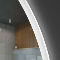 5446090 DO IT Дзеркало 900х600 овальне, з тачсенсором та LED підсвідкою (1 сорт) Devit фото 3