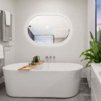 5446090 DO IT Дзеркало 900х600 овальне, з тачсенсором та LED підсвідкою (1 сорт) Devit фото 2