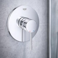 24168001 Essence New Одноважільний змішувач для душу, зовнішня частина, хром (1 сорт) Grohe фото 4