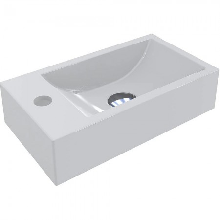 Раковина Faro R 408х227, колір білий, покриття глянець (1 сорт) MIRAGGIO