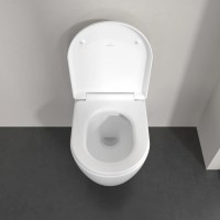 5656CL01 Skyla  Унітаз підвісний DirectFlush з кришкою QuickRelease/SoftClosing з турбозмивом, White VILLEROY  BOCH фото 6