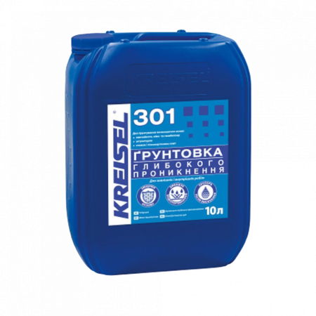 Ґрунт Kreisel 301 глибокого проникнення  (10 л) (1 сорт) KREISEL
