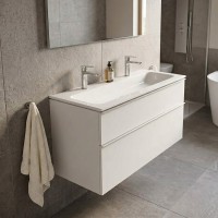 502.338.01.1 Комплект вбудованого умивальника Geberit iCon slim rim, з шафкою з двома шухлядами й з’ Geberit фото 5