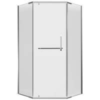FEN0123 DEVIT PL COMFORT Кабіна душова, п'ятикут. 90х90, без піддона, скло прозоре (1 сорт) DEVIT PL