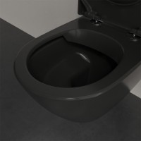 5614R0R7 SUBWAY 2.0 Унітаз підвісний DirectFlush, Pure Black (1 сорт) VILLEROY  BOCH фото 3
