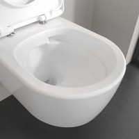 5656CL01 Skyla  Унітаз підвісний DirectFlush з кришкою QuickRelease/SoftClosing з турбозмивом, White VILLEROY  BOCH фото 7