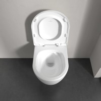 5656CL01 Skyla  Унітаз підвісний DirectFlush з кришкою QuickRelease/SoftClosing з турбозмивом, White VILLEROY  BOCH фото 5