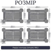 E10052 Клавіша змиву для  Geberit Sigma (1 сорт) EDPLIT фото 2