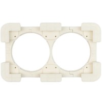 E40010 Double Concealed Socket  Switch  Frame / Рамка Рамка для прихованих розеток і вимикачів- подв EDPLIT