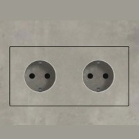 E40010 Double Concealed Socket  Switch  Frame / Рамка Рамка для прихованих розеток і вимикачів- подв EDPLIT фото 1