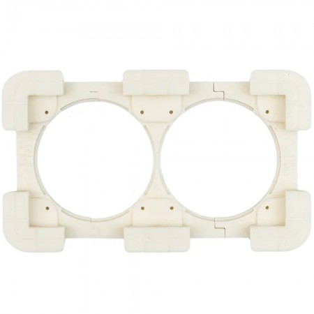 E40010 Double Concealed Socket  Switch  Frame / Рамка Рамка для прихованих розеток і вимикачів- подв EDPLIT