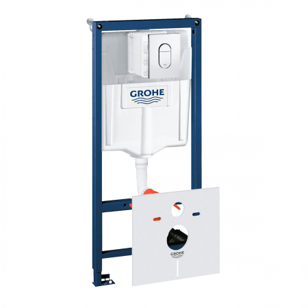 38929000 Rapid SL інсталяція комплект 4в1, клавіша Arena Cosmopolitan, хром (1 сорт) Grohe